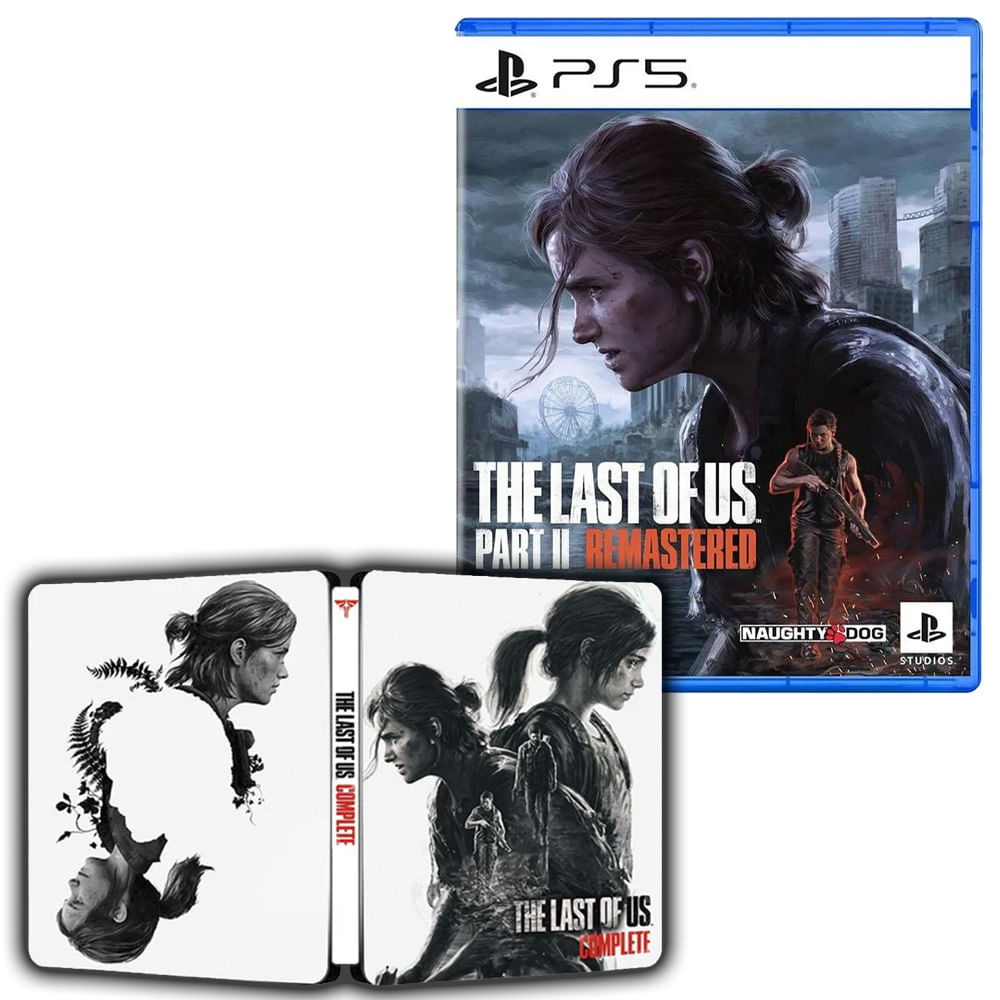 The last of US Part 2 Remastered Playstation 5 + Steelbook Mod.1