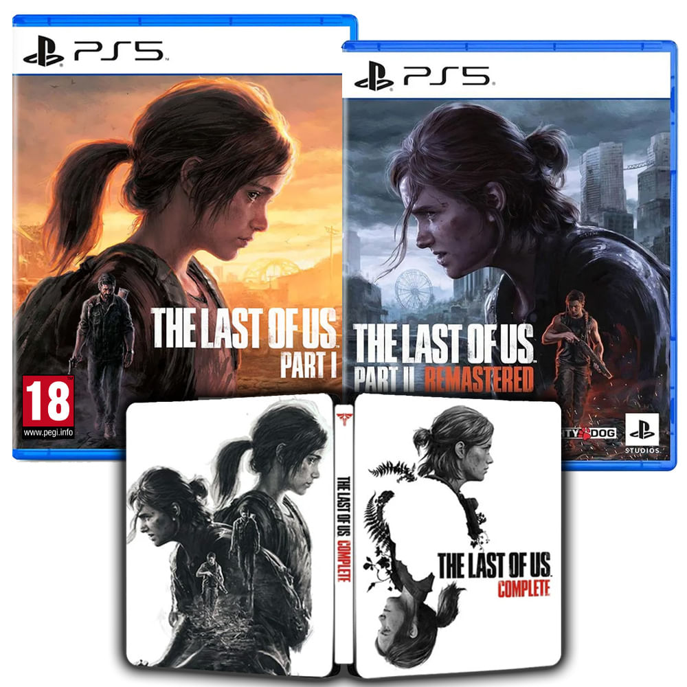 The last of US Part 1 y 2 Remastered Playstation 5 + Steelbook Mod.2