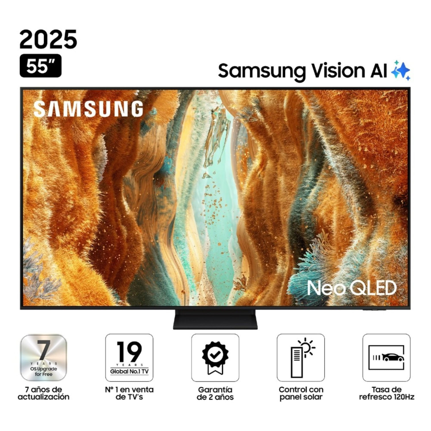 Televisor Samsung QN55QN70FAGXPE 55"" Neo QLED 4K QN70F Vision AI SmartTV(2025)