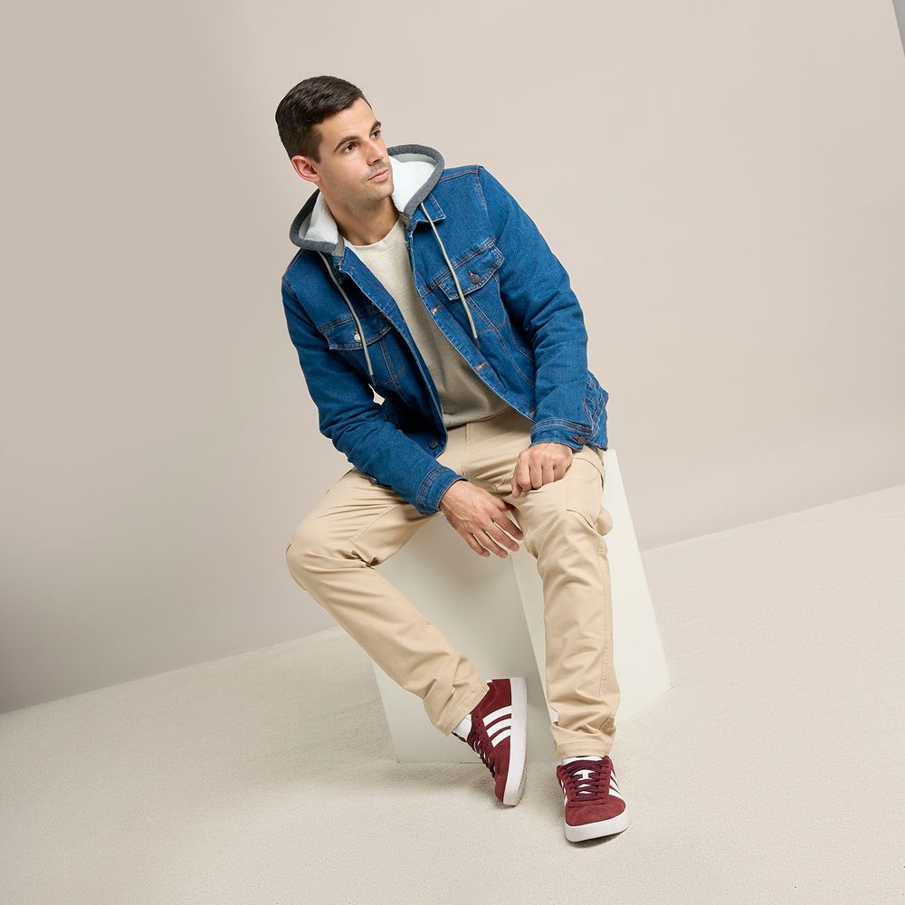 Jeans Outfits Ropa Ancha Hombre Casaca Hombre Denim Hood Amc Oechsle