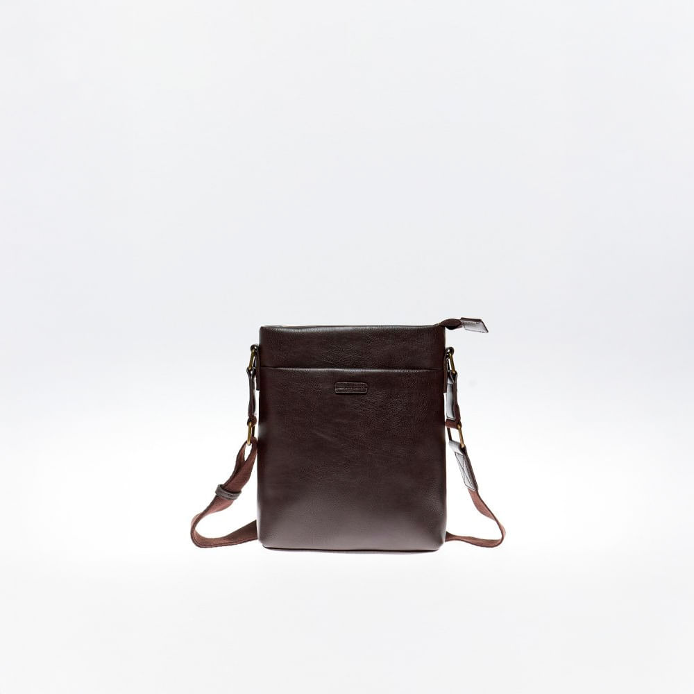 Morral Hombre Sfera Mediano Imi Piel Marrón