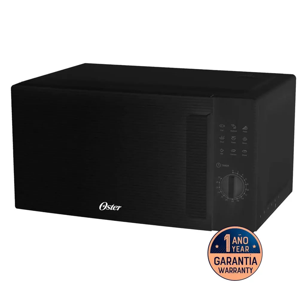 Horno Microondas OSTER 17L POGW1702 Negro – Potencia, versatilidad y estilo en tu cocina