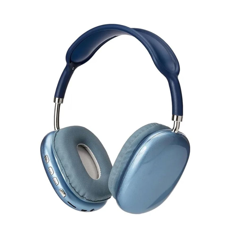 Audífonos Inalámbrico Over Ear P9 Bluetooth 5.0 Cancelacion de Ruido Azul