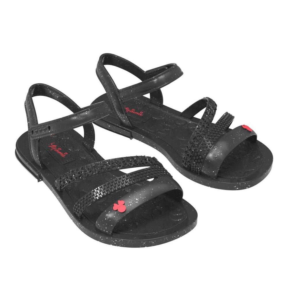 Sandalias Deluxe Minnie Mouse Negro Niña