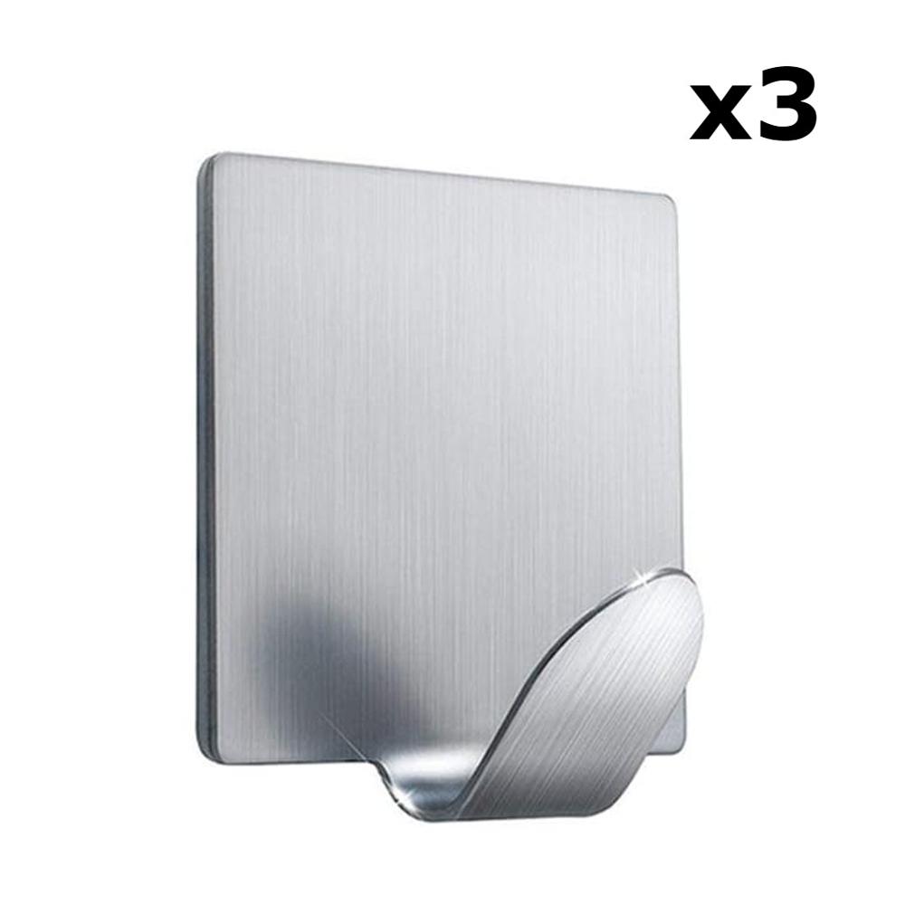 Set de Ganchos Autoadhesivos para Organizar y Colgar Cuadrado