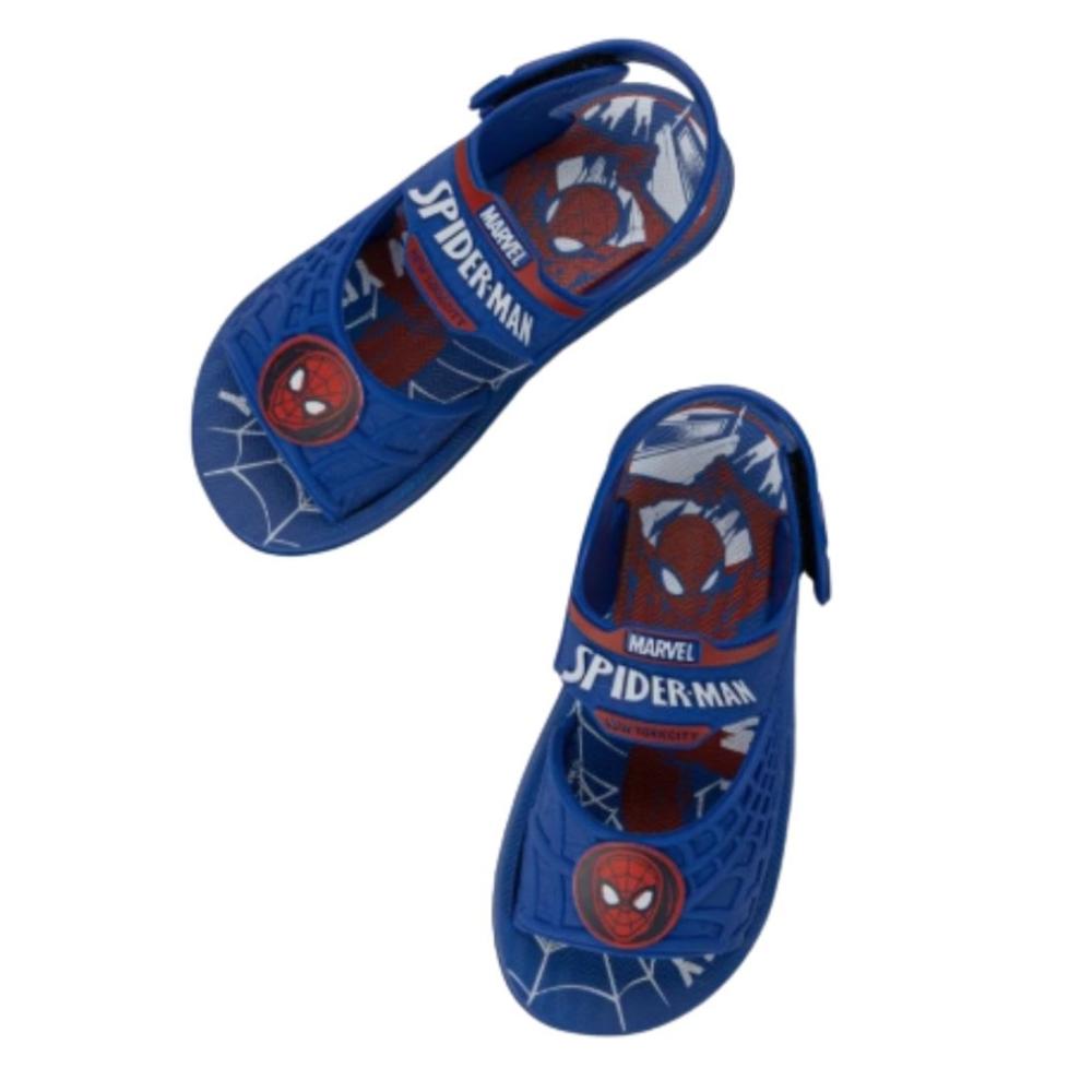 Sandalias Canasta Spiderman Azul Niño