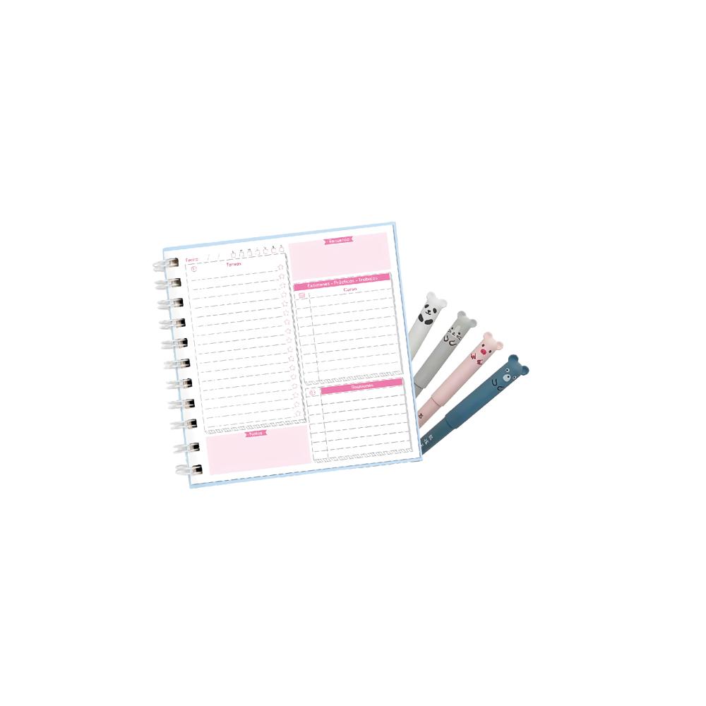 Pack Ingenial Study: planner, lapiceros