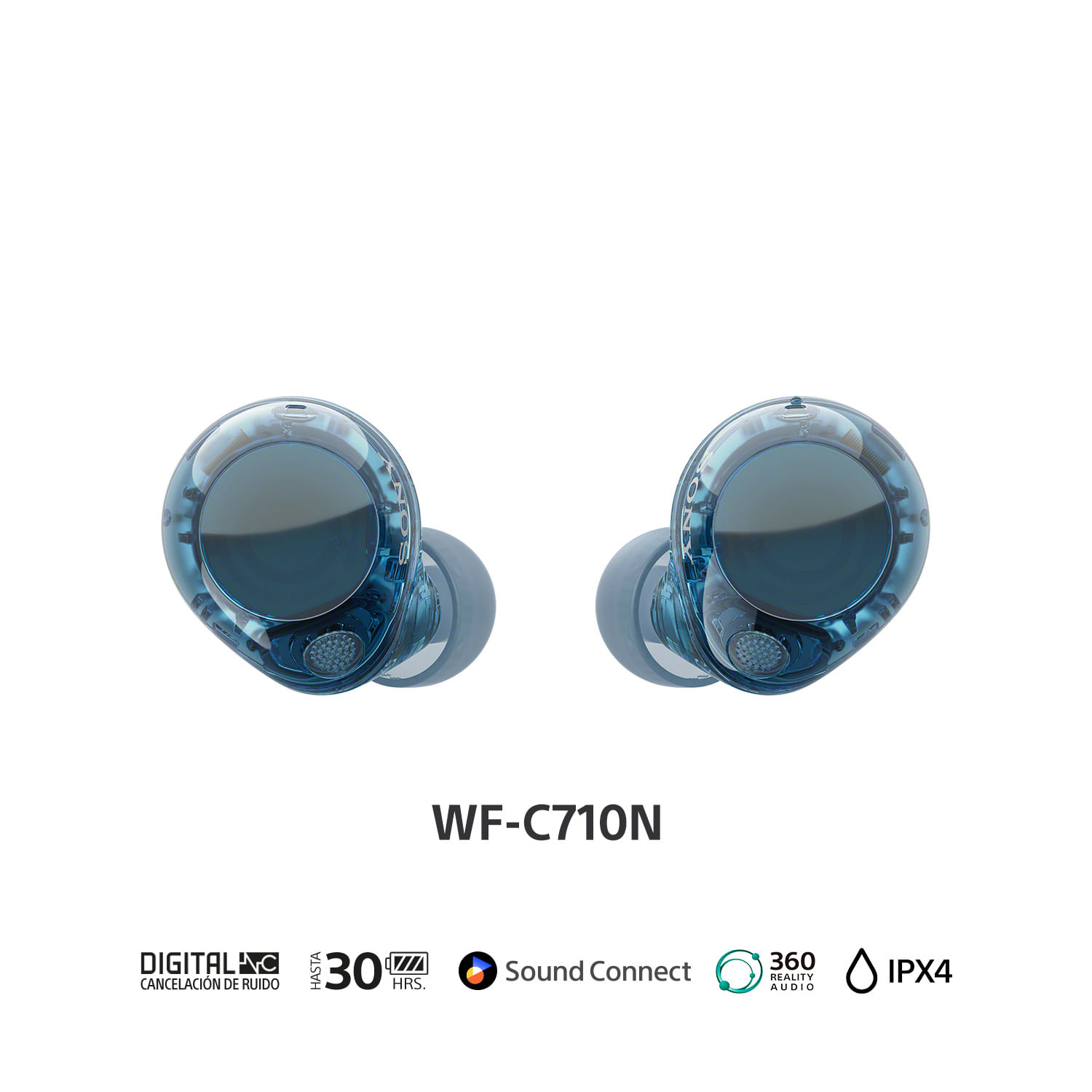 Audífonos In Ear Sony WF-C710N/LZ UC Azul