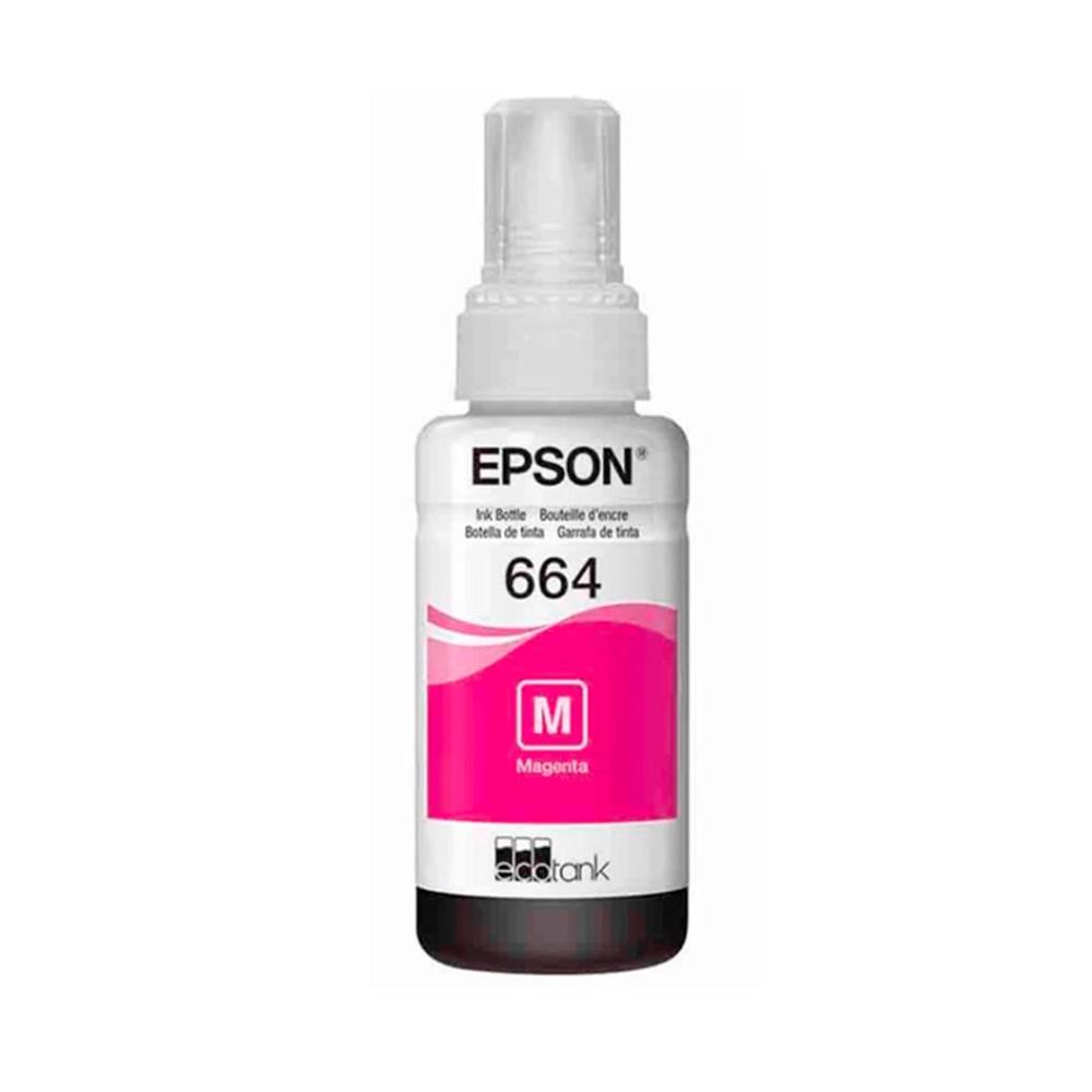 TINTA EPSON 664 COLOR MAGENTA 70 ML, HASTA 4000 PAGINAS PARA IMPRESORA EPSON L200 P/N: T664320-AL TINTA EPSON 664 COLOR MAGENTA 70 ML, HASTA 4000 PAGINAS PARA IMPRESORA EPSON L200 P/N: T664320-AL