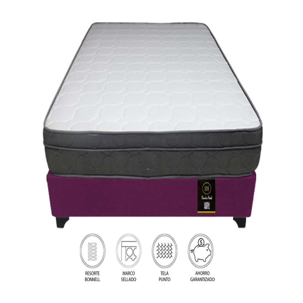 Cama Turin 2 Plz + 2 almohadas - Purpura Cama Turin 2 Plz + 2 almohadas - Purpura