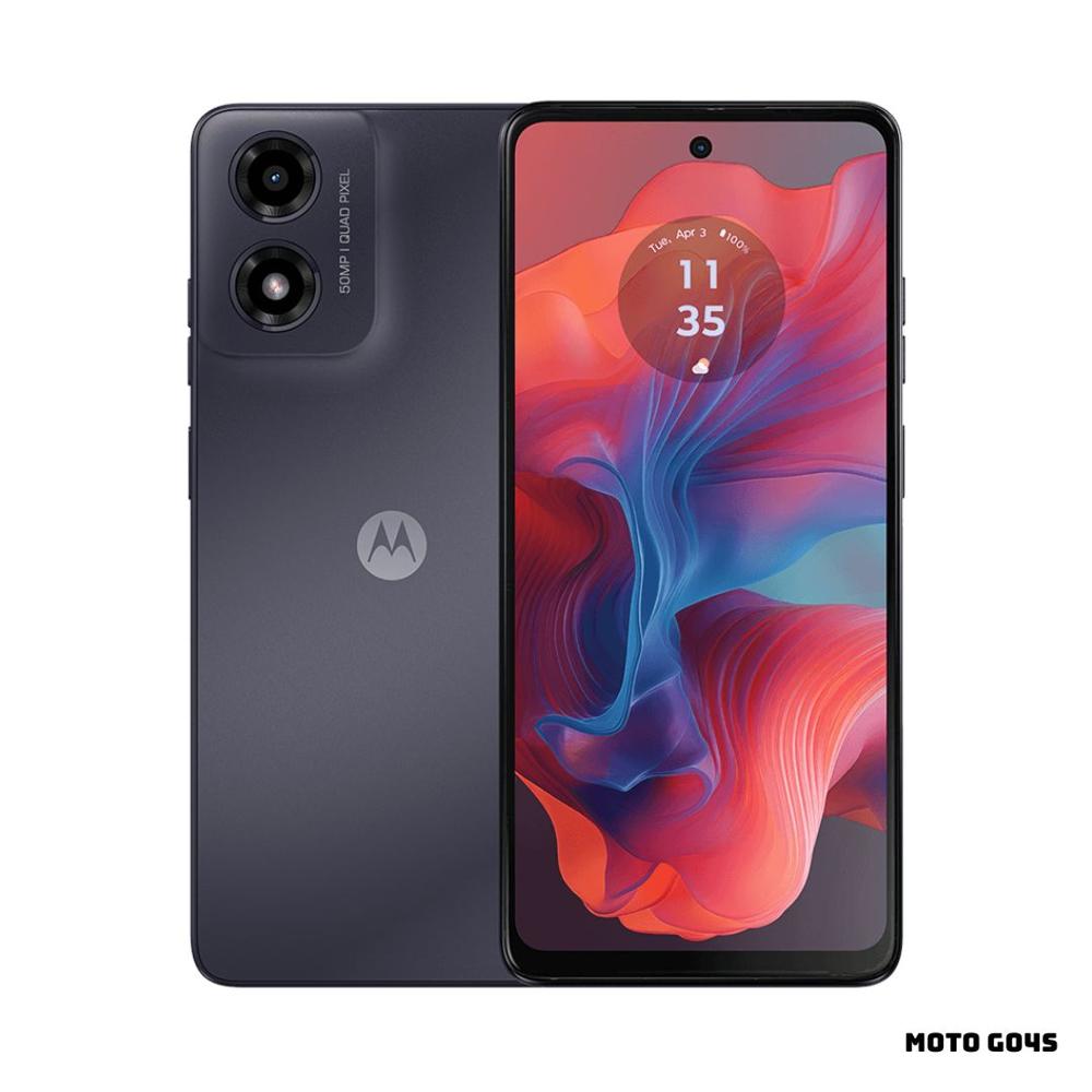 CELULAR MOTOROLA MOTO G04s 4GB RAM 128GB ROM NEGRO COSMICO