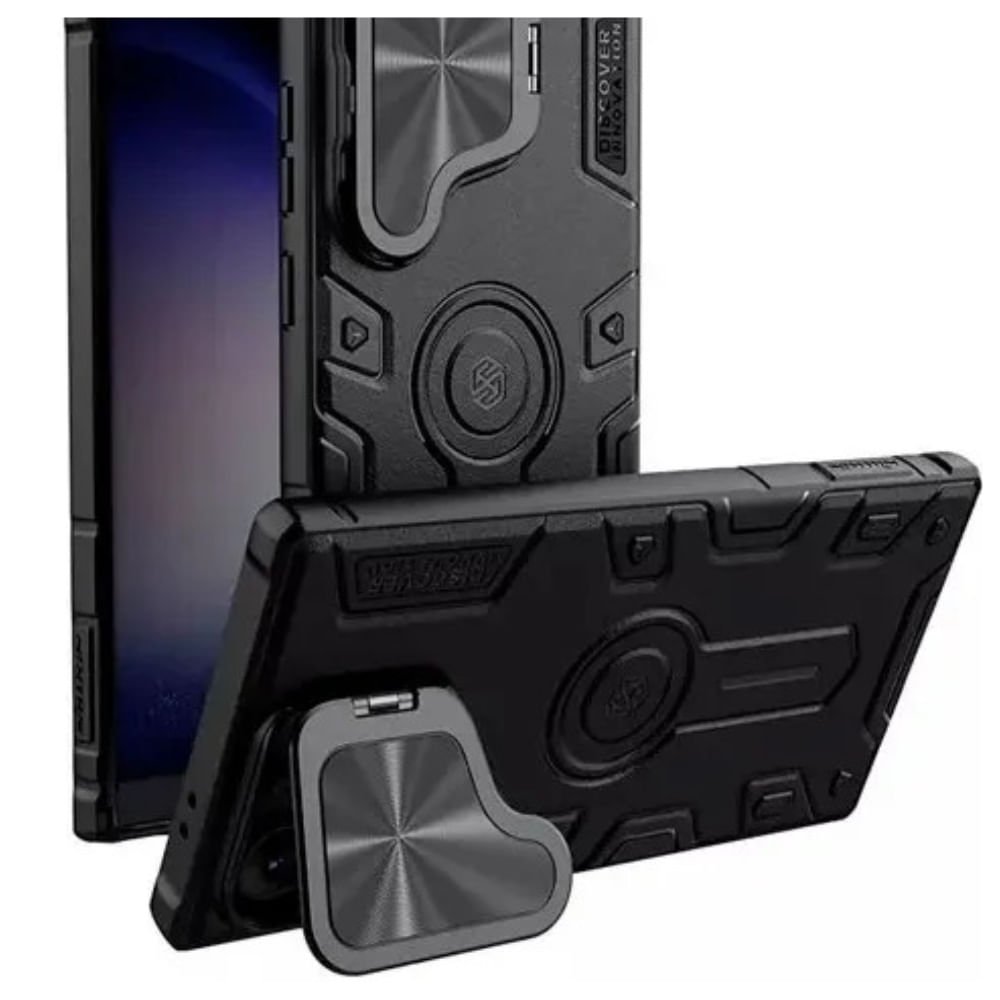 CASE MOKET ARMOR ANTICAIDAS PARA SAMSUNG S24 GRIS