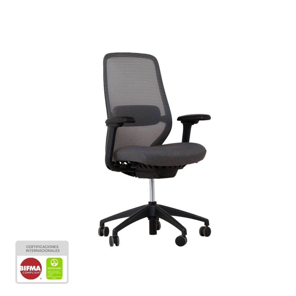 Silla De Oficina Ergonómica Nihmo 4 New Operativa Negro Silla De Oficina Ergonómica Nihmo 4 New Operativa Negro