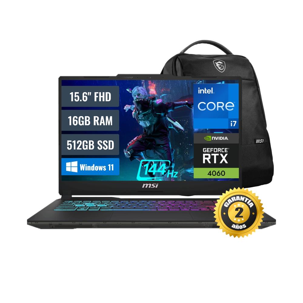 Laptop MSI Cyborg 15 A13VFK Intel Core i7 16GB RAM 512GB SSD 8GB RTX 4060 15.6 FHD 9S715K1111490