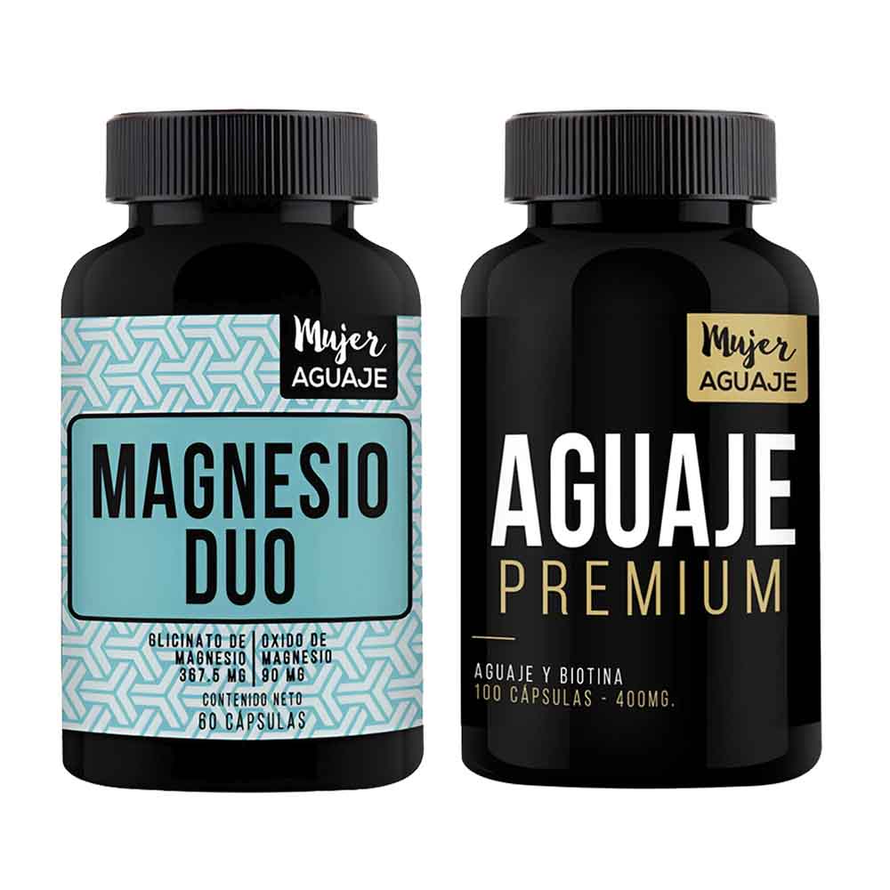 Magnesio Duo + Aguaje Premium Cápsulas Mujer Aguaje