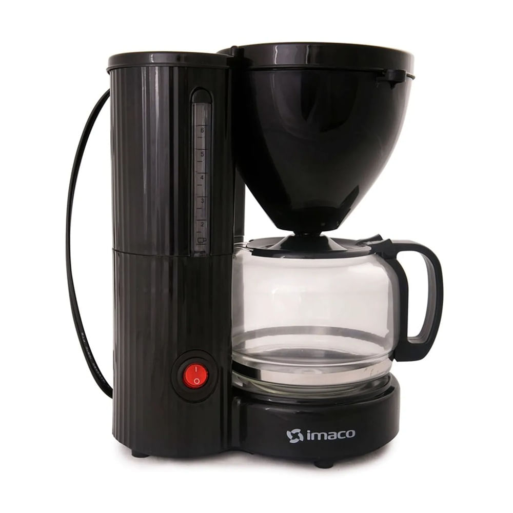 Cafetera Eléctrica IMACO ICM608N 6 a 8 Tazas - Negro