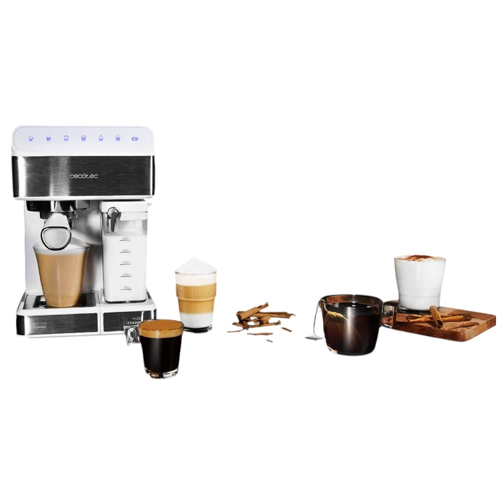 Cafetera Semiautomática Cecotec Power Instant-ccino 20 Touch Blanca