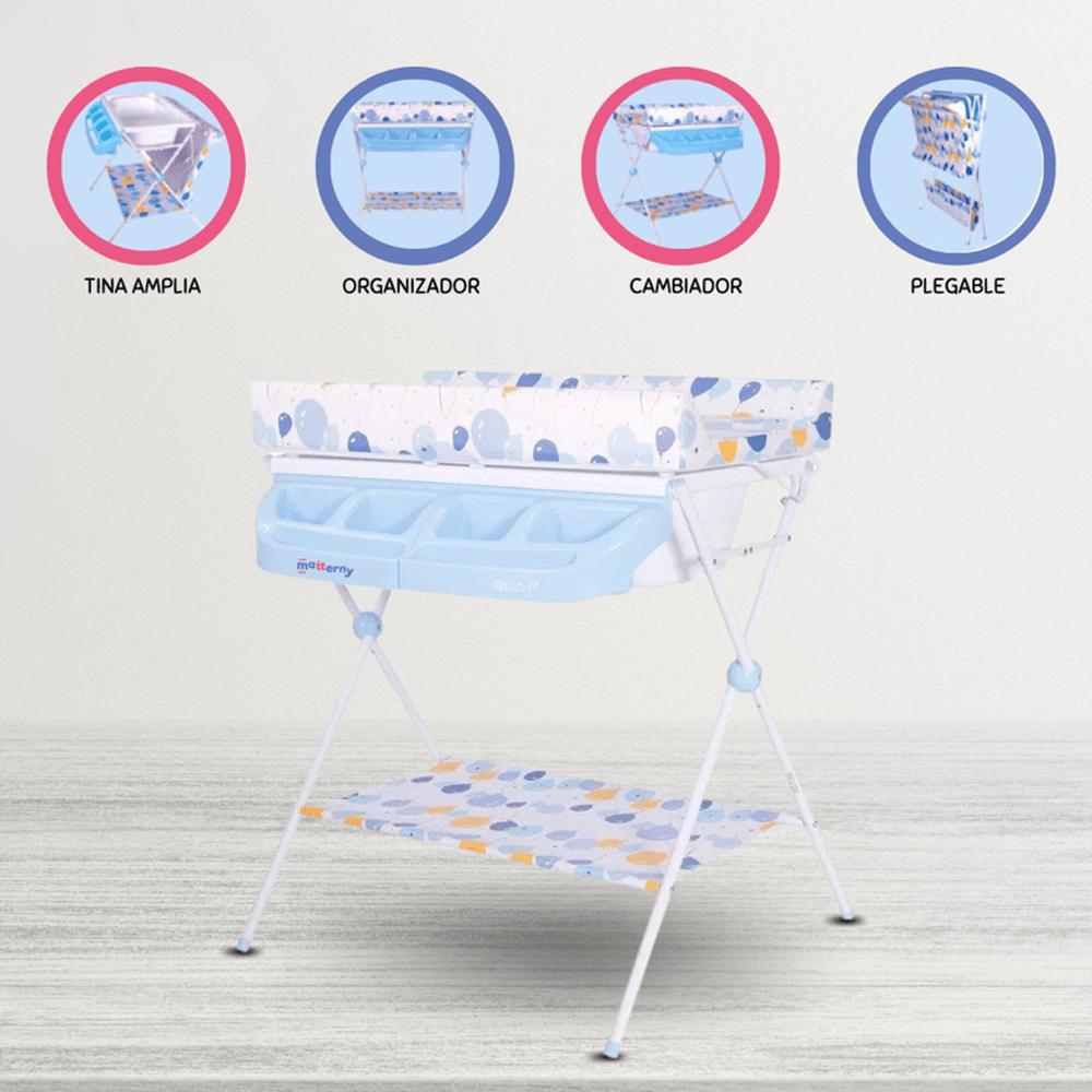 Bañera Plegable para Bebé MAXI 830» Light Blue