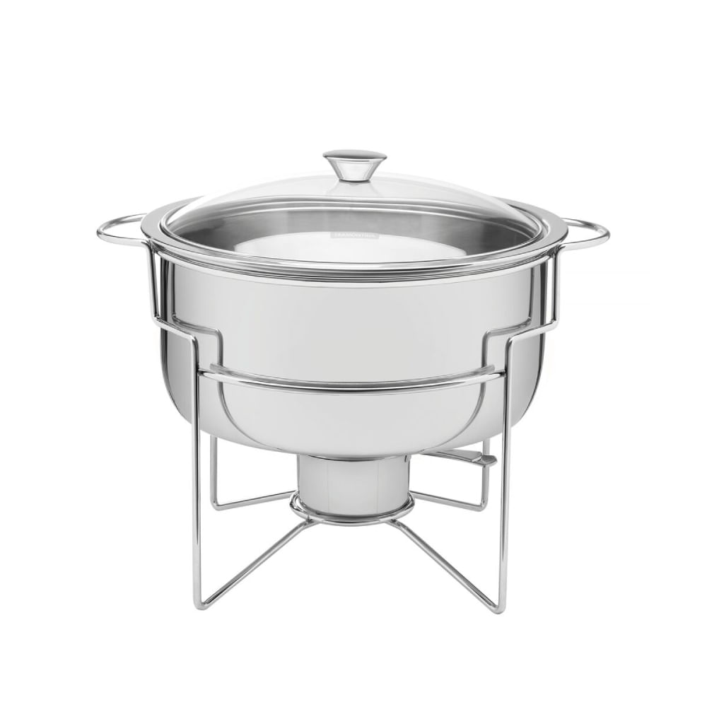 Rechaud baño maría de acero inoxidable de 7L con hornalla 61042200