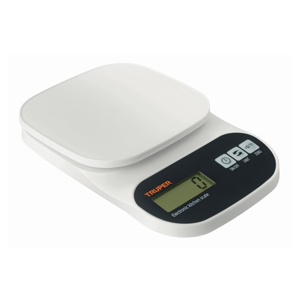 Balanza Gramera Digital para Cocina 5 kg, 15161 Truper