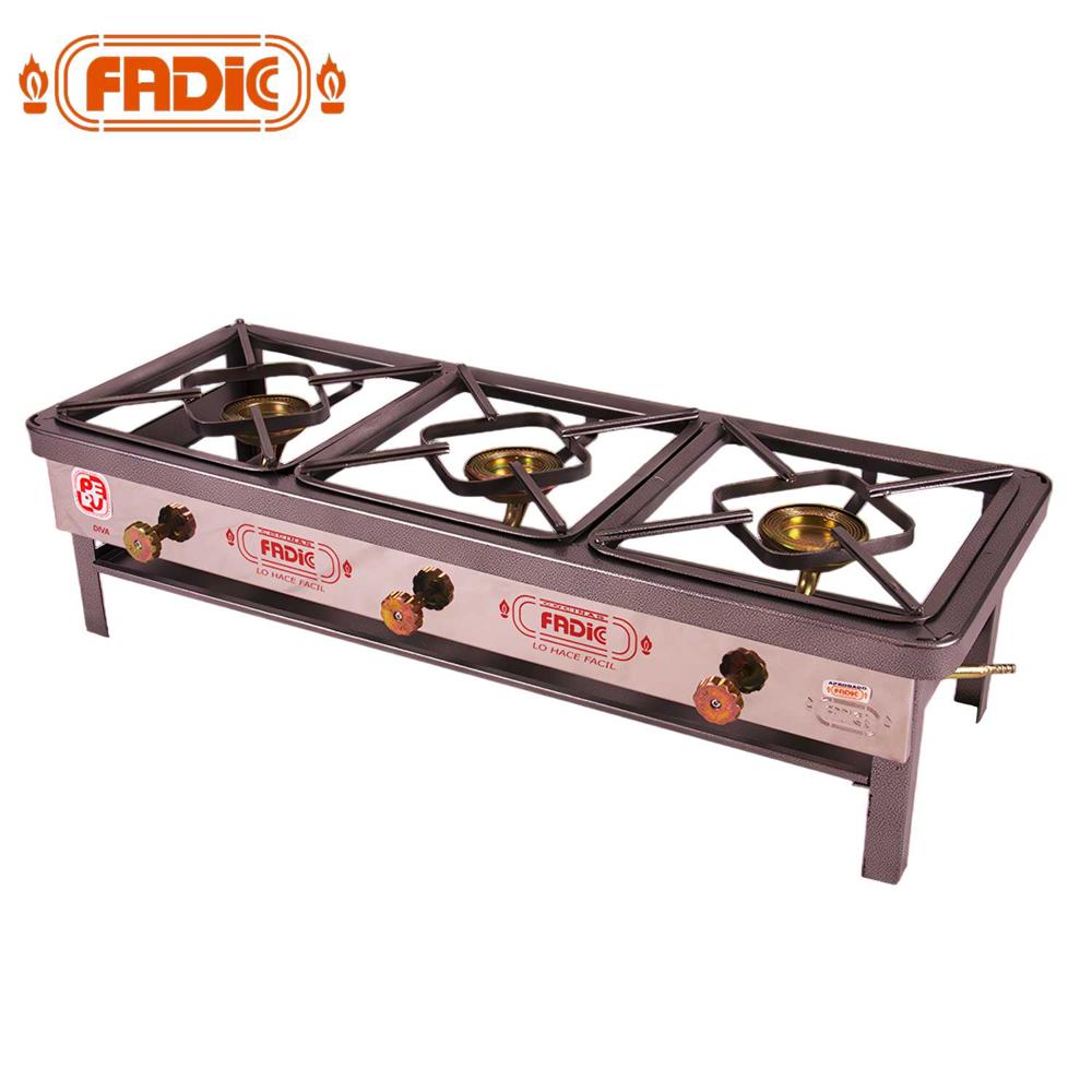 Cocina de Mesa Semi Industrial Fadic 3 Hornillas N°3 FSI03-21 Cocina de Mesa Semi Industrial Fadic 3 Hornillas N°3 FSI03-21