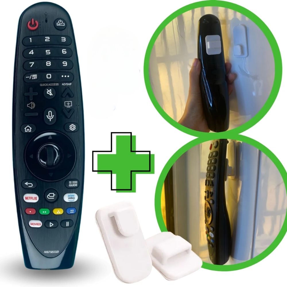 Control Remoto LG Generico Magic 2018-2019-2020 Sin Voz + Soporte