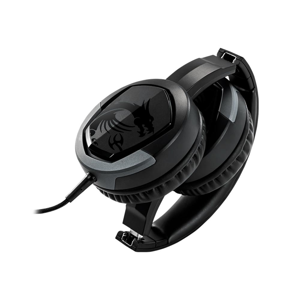 AUDIFONO GAMING MSI IMMERSE GH30 NEGRO, 3.5MM, CABLE 1.5M, MICROFONO - P/N: IMMERSE GH30