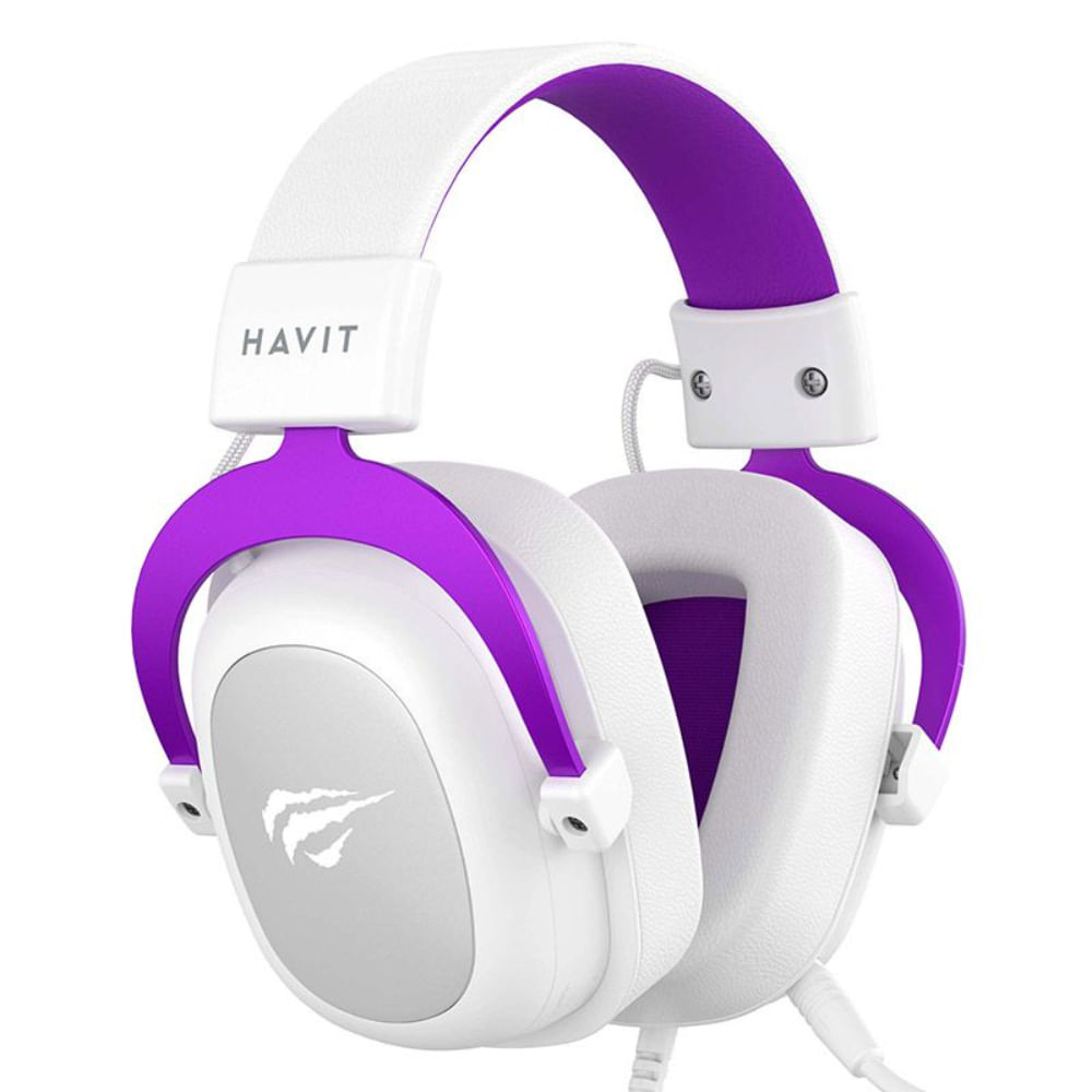 Audífonos Havit Alámbricos H2002d 3.5 mm -Morado