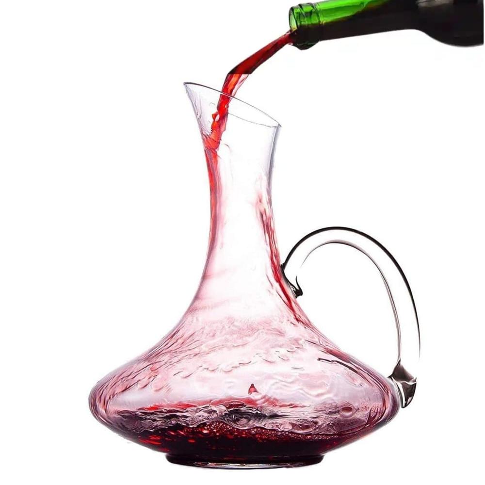 Decantador de Vino Elegante 1500ml, Jarra de Vidrio para Vino Decantador de Vino Elegante 1500ml, Jarra de Vidrio para Vino