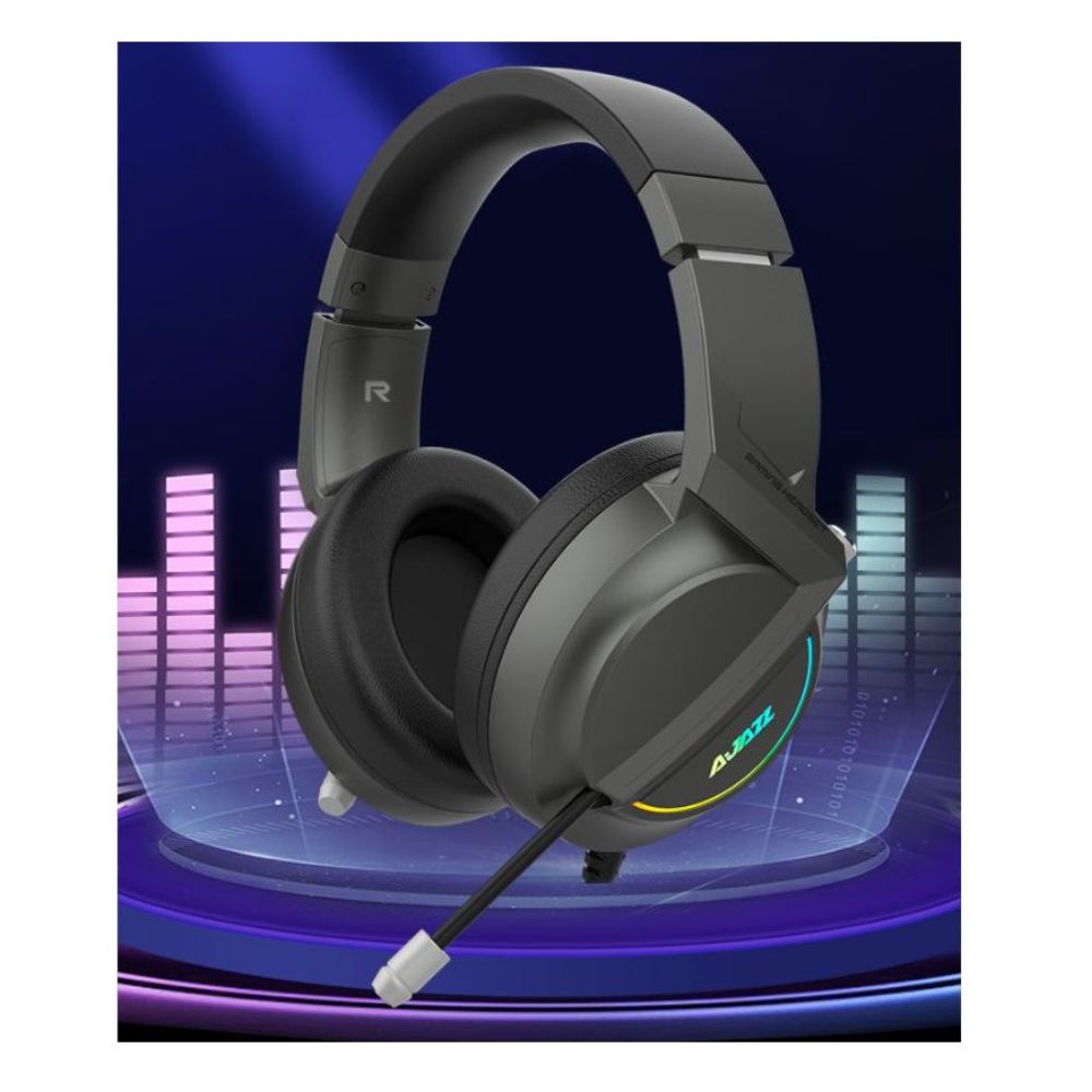 Audifonos Sonido Envolvente 7.1 Luces Gamer RGB para PC/ Laptop Negro