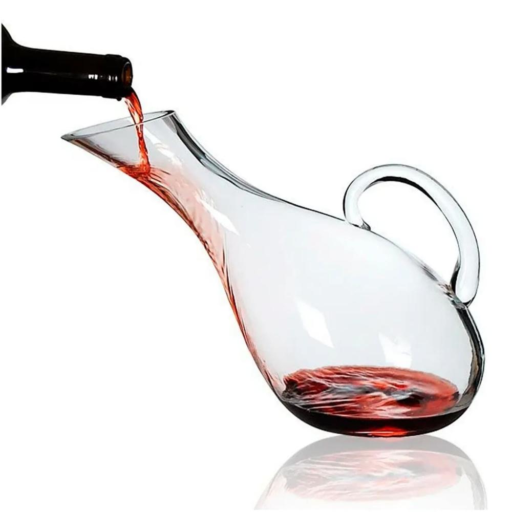 Decantador de Vino Inclinado Elegante 1L, Jarra de Decan para Vino Decantador de Vino Inclinado Elegante 1L, Jarra de Decan para Vino