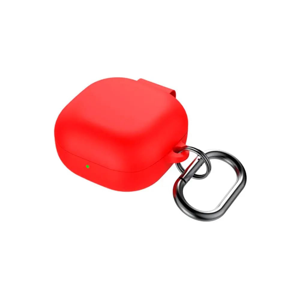 Case de silicona para galaxy buds 2-2pro-Fe-live rojo Case de silicona para galaxy buds 2-2pro-Fe-live rojo