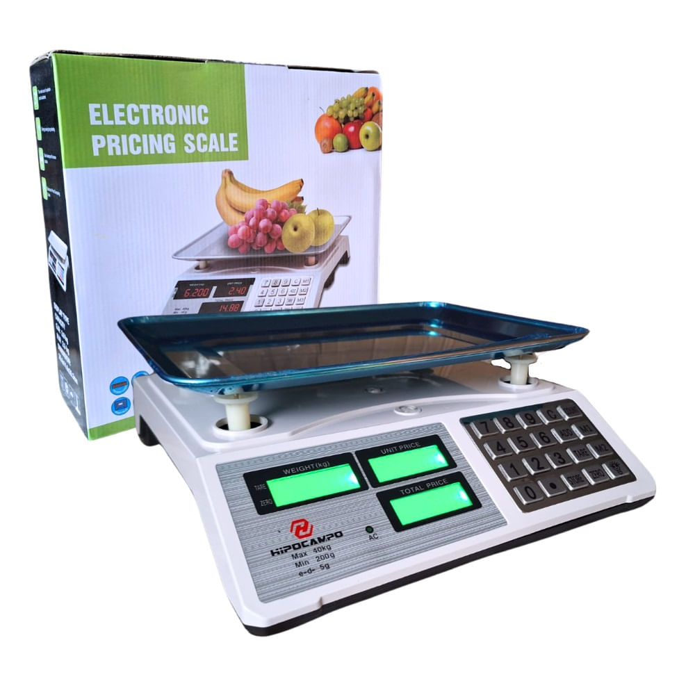 Balanza Comercial 40kg/88lb Hipocampo