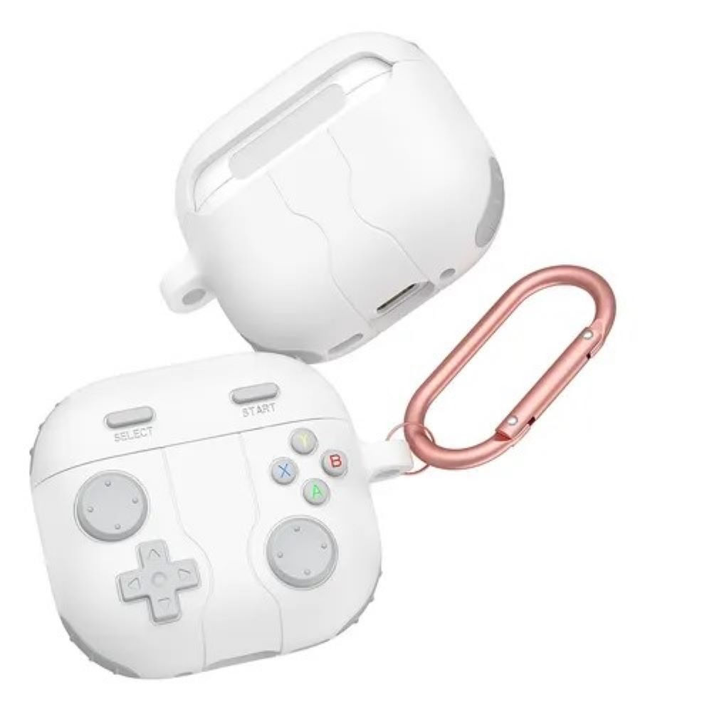 Case Protector Gamer para Airpods Pro 2 Blanco