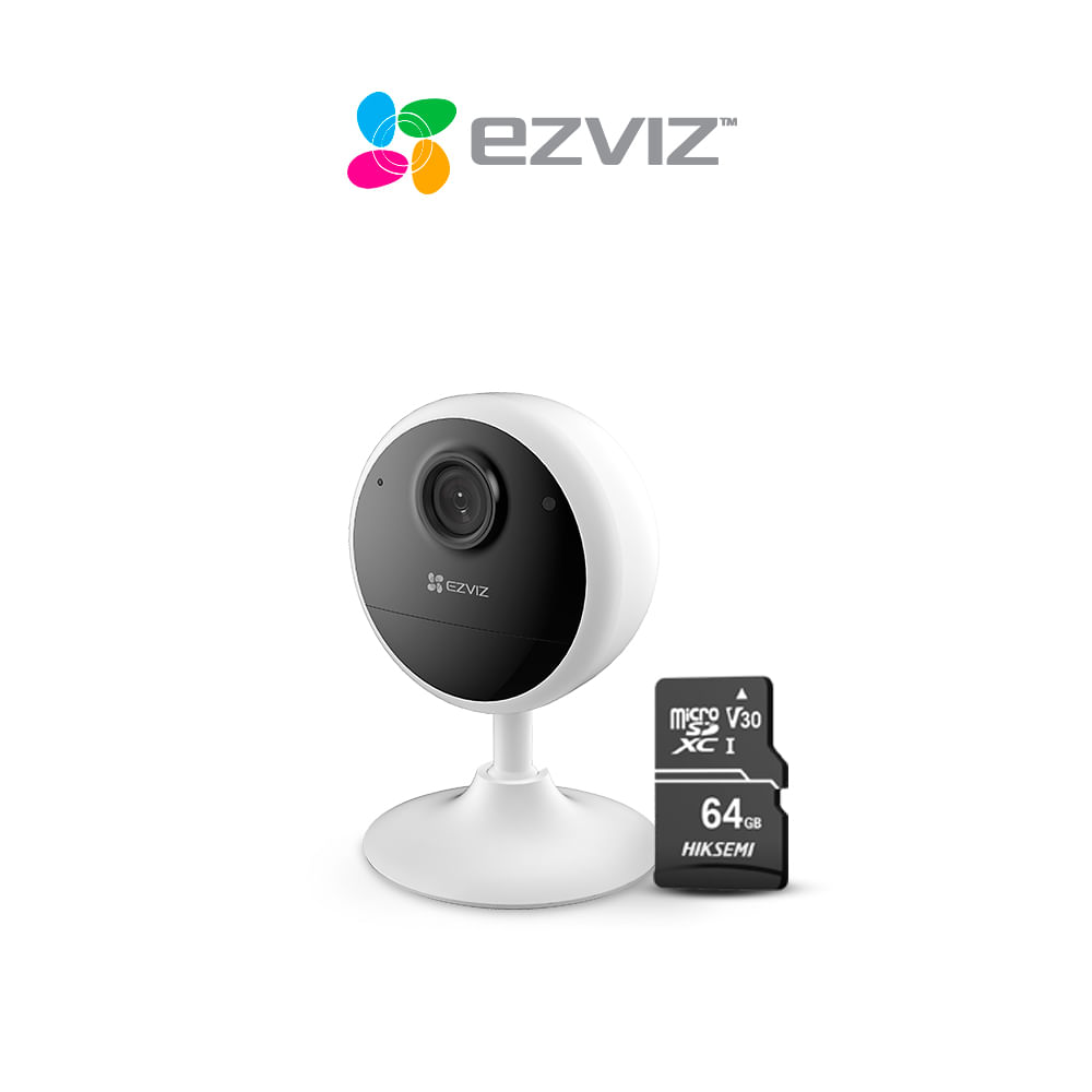 Cámara de seguridad inteligente para interiores CB1 Full-HD + SD 64GB Ezviz