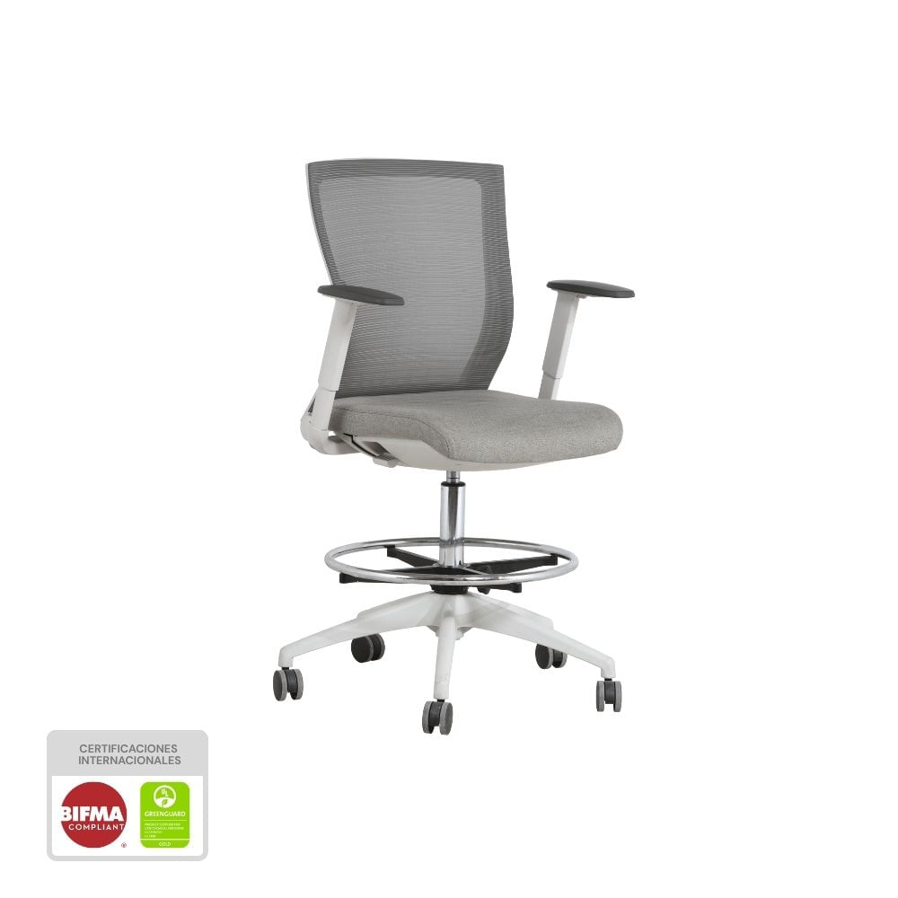 Silla De Oficina Ergonómica Nihmo 6 New Light Bar Blanco Silla De Oficina Ergonómica Nihmo 6 New Light Bar Blanco