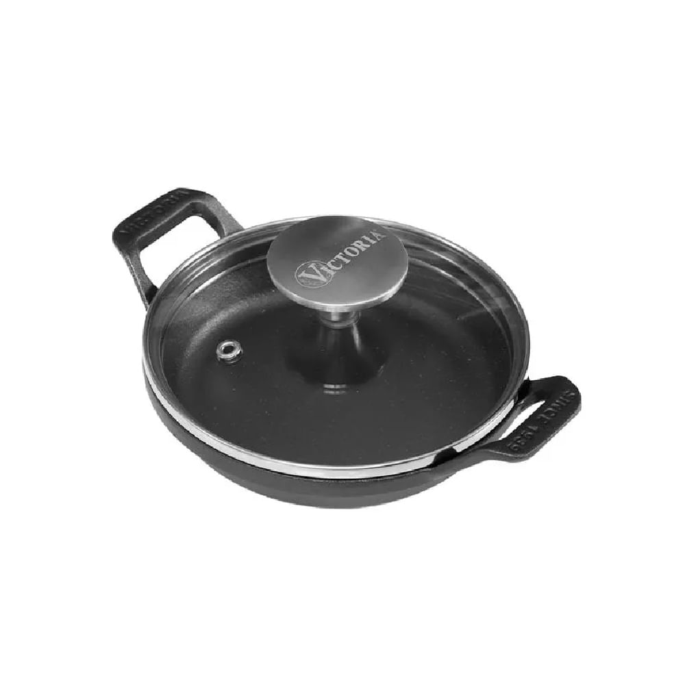 Mini Cazuela de Hierro con Tapa de Vidrio 14cm - 55148006