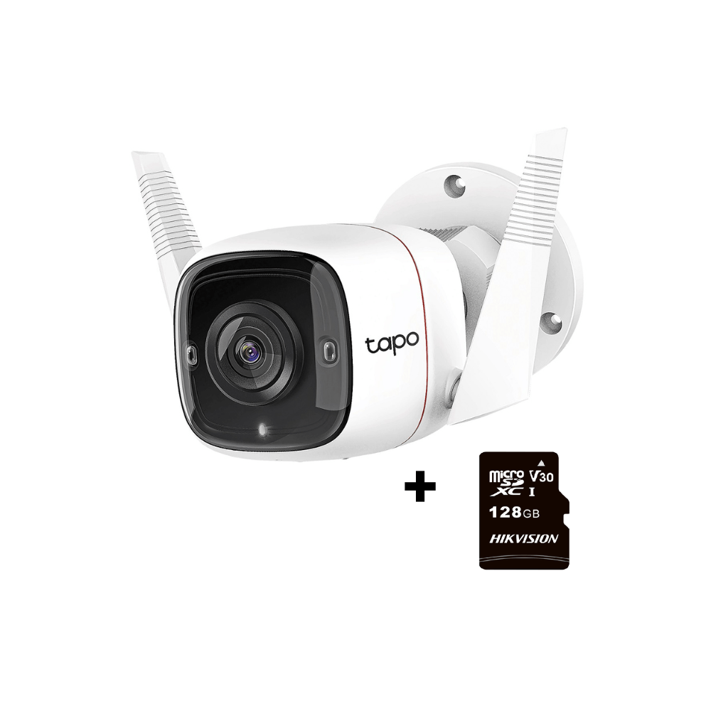 Cámara de seguridad TP-Link para exteriores Tapo C310 2k Micro SD 128GB