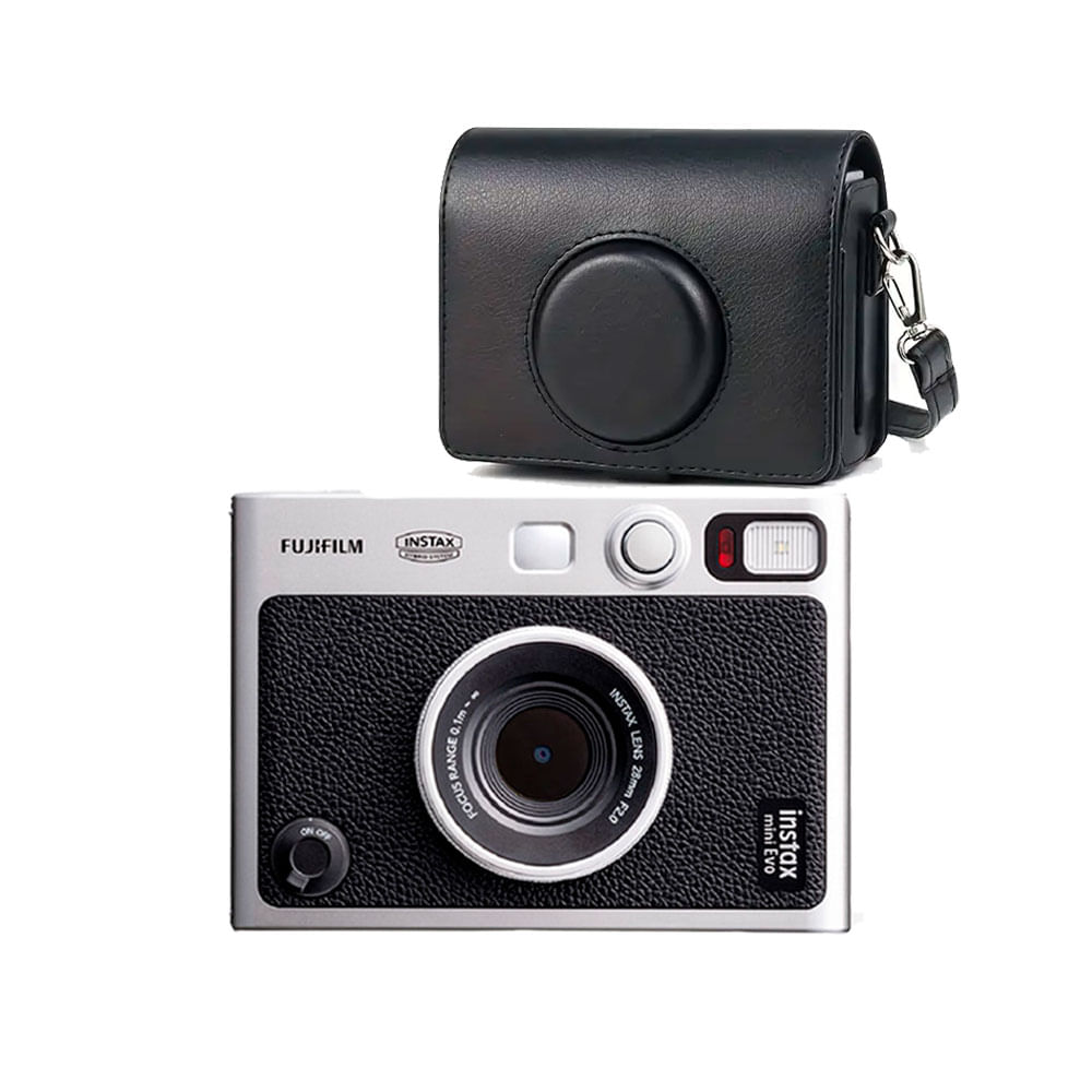 Camara Fujifilm instax Mini Evo + Estuche Camara Fujifilm instax Mini Evo + Estuche