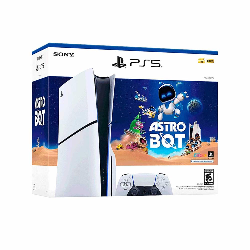Consola Playstation 5 Slim Con Lectora Bundle Astrobot 1TB SSD Consola Playstation 5 Slim Con Lectora Bundle Astrobot 1TB SSD