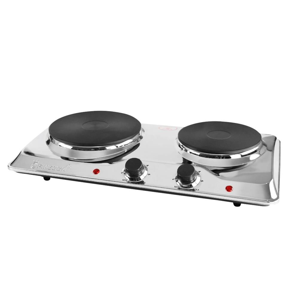 Cocina Eléctrica 2 Hornillas FINEZZA FZ-204D4CH Acero