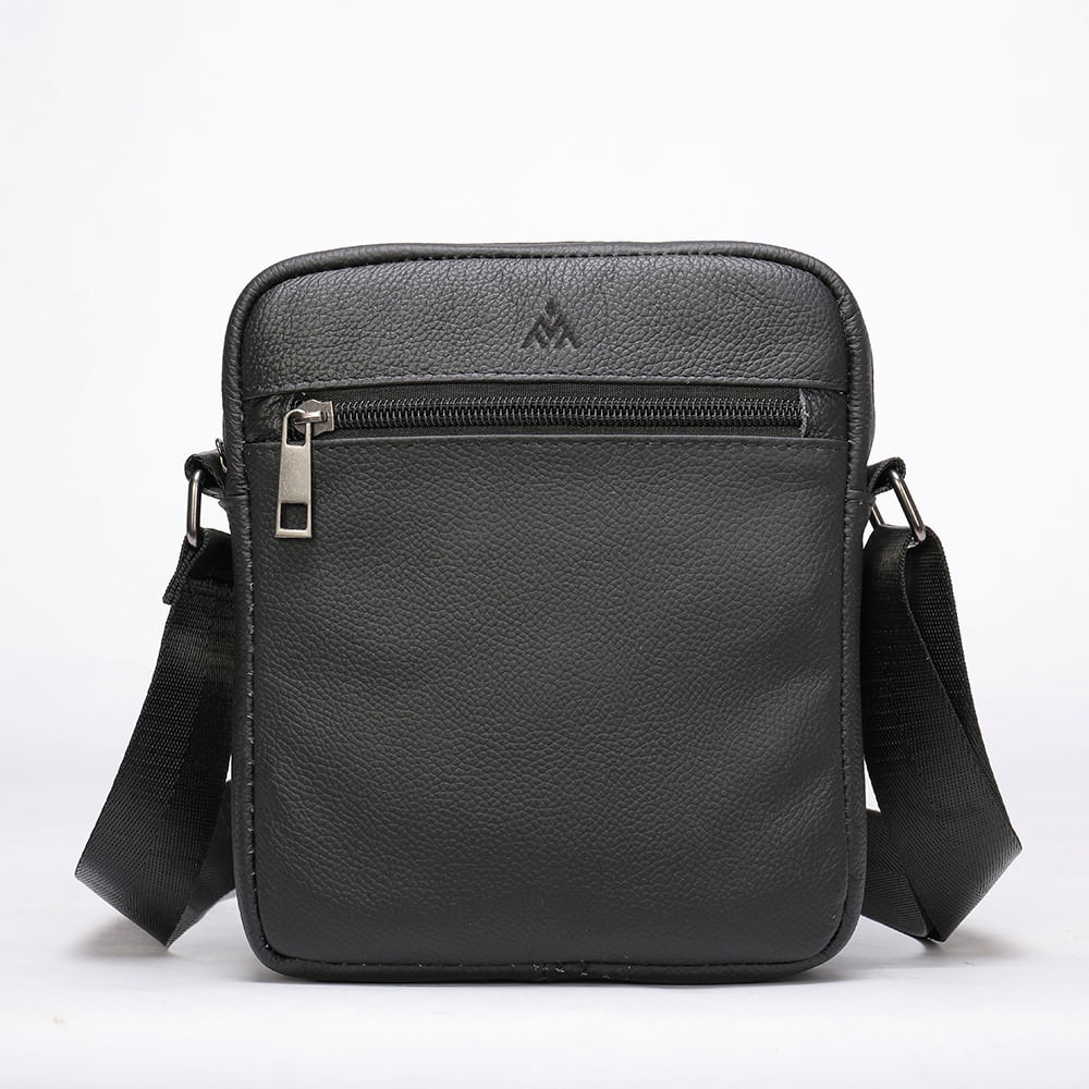 Morral De Cuero Vacuno Aldebarán 7362 Negro