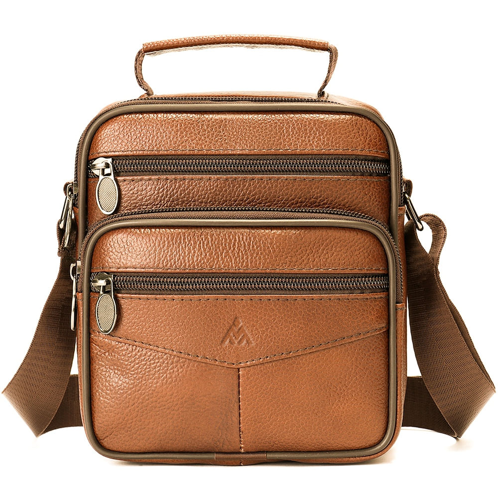 Morral De Cuero Vacuno Aldebarán 6107 Camel