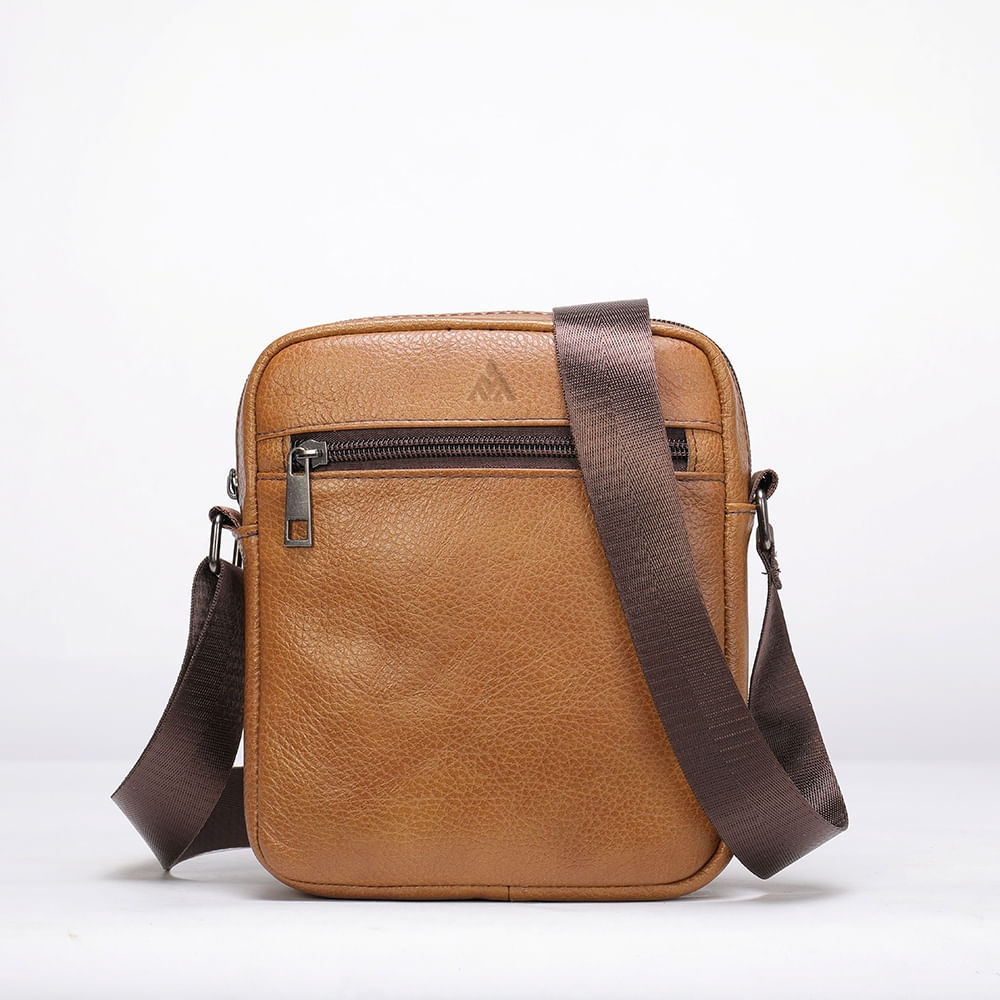 Morral De Cuero Vacuno Aldebarán 7362 Marrón