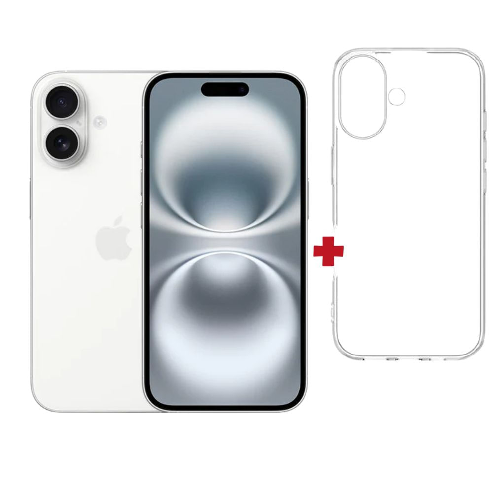 Iphone 16 128GB Blanco + Case  - Blanco