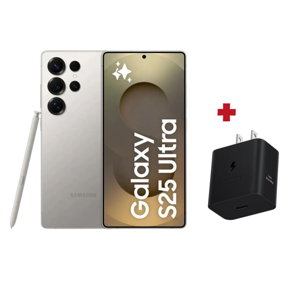 Samsung S25 ULTRA 256GB 12GB Titanium Gray +cubo 45w