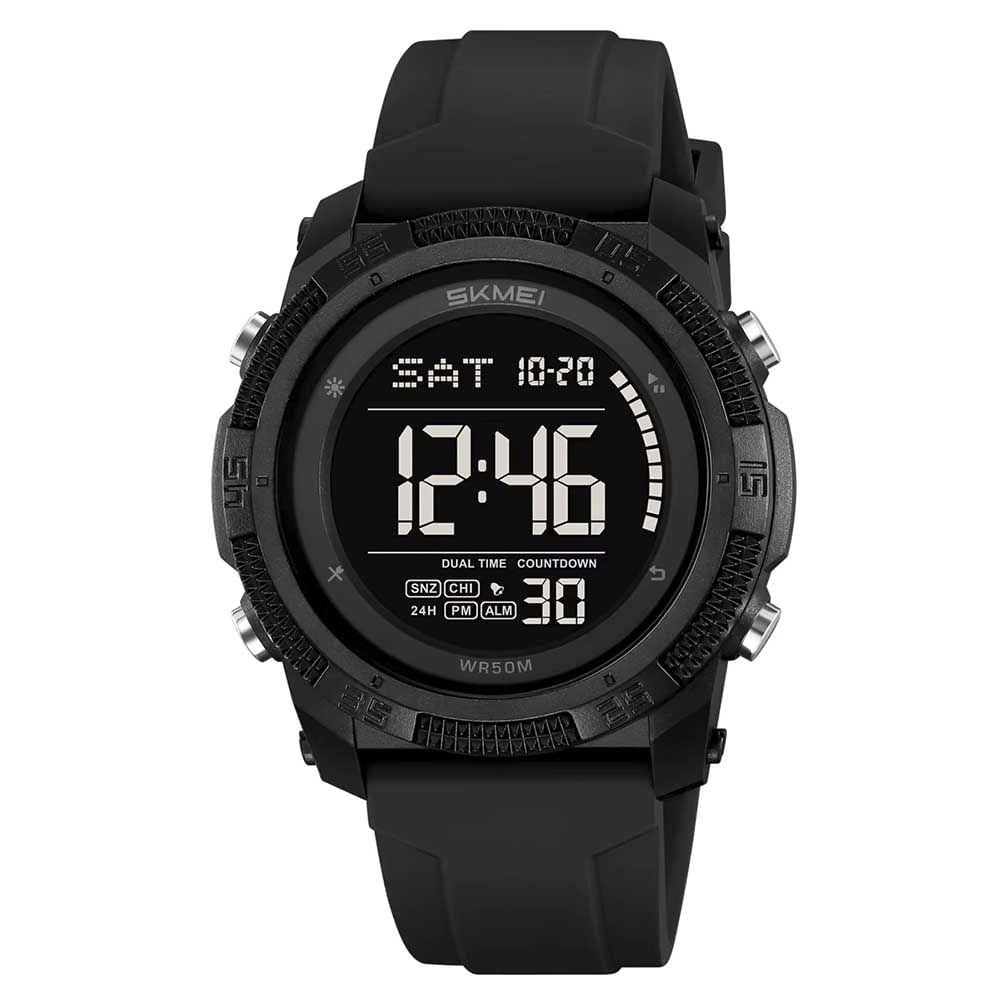 RELOJ SKMEI HOMBRE DIGITAL MULTIFUNCIÓN RETROILUMINADO NEGRO - 2449
