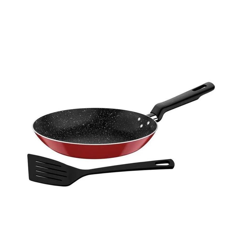 Sarten 26Cm 2Mm Rojo Roch-Loreto Cespatula