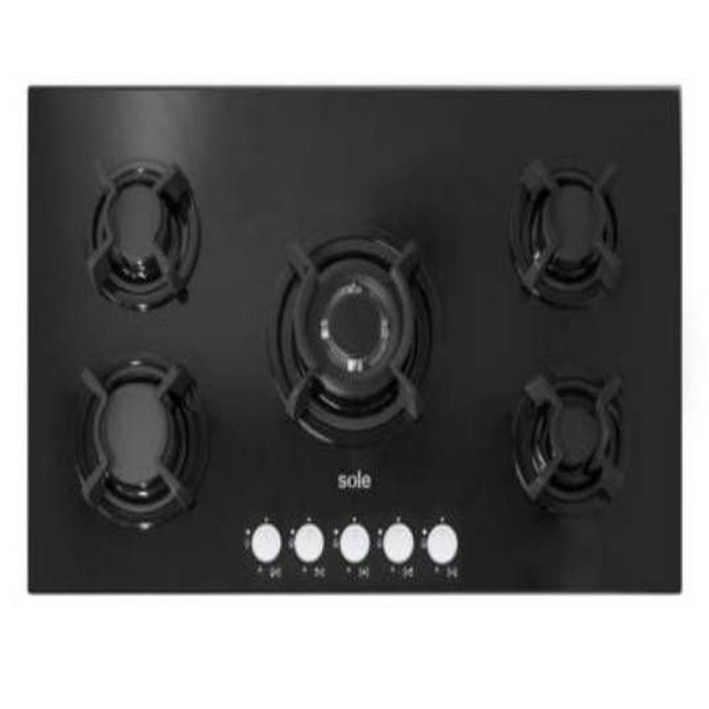 Cocina empotrable Sole vidrio templado SOLCO033 5 hornillas
