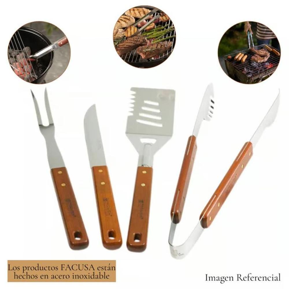Set de Utensilios Facusa X 04PZS BBQ-MPC - 10254009